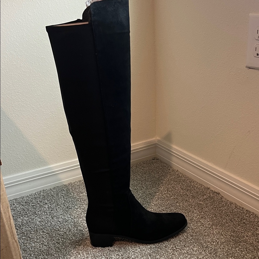 Marc Fisher Black Over the Knee Boots